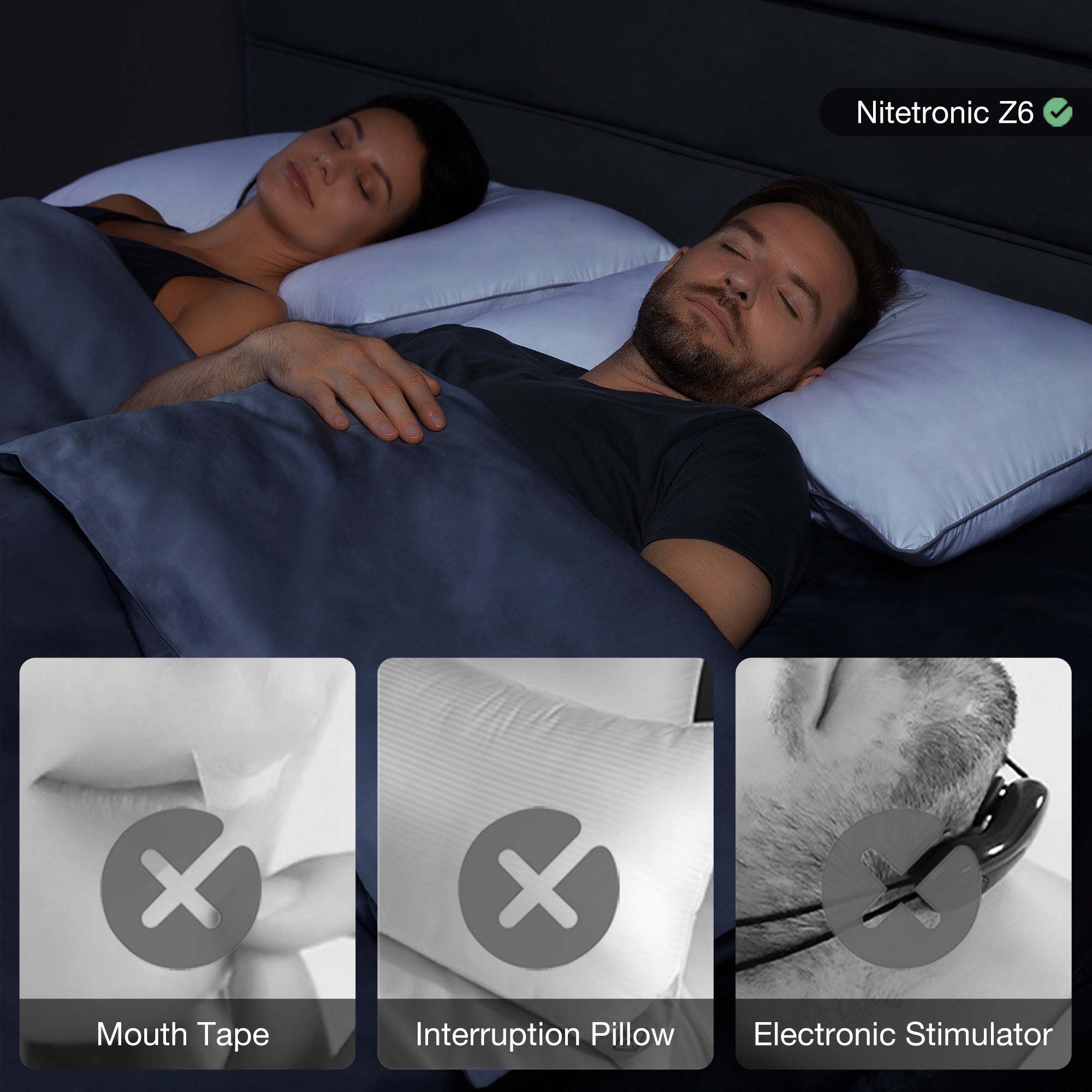 いびき対策枕nitetronic anti-snore pillow - 枕